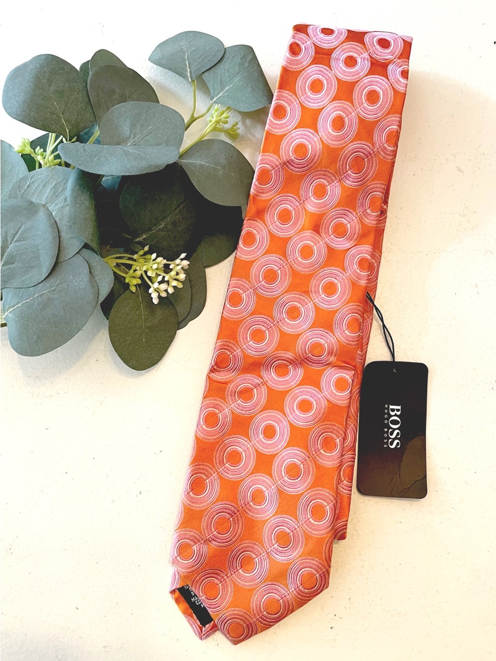 BOSS Hugo Boss Geometric Silk Neck Tie